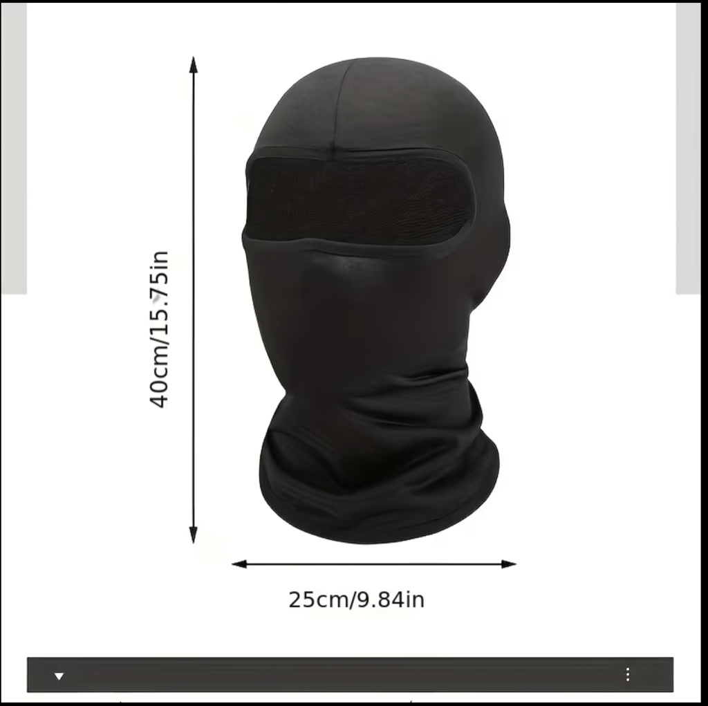 Balaclava negra