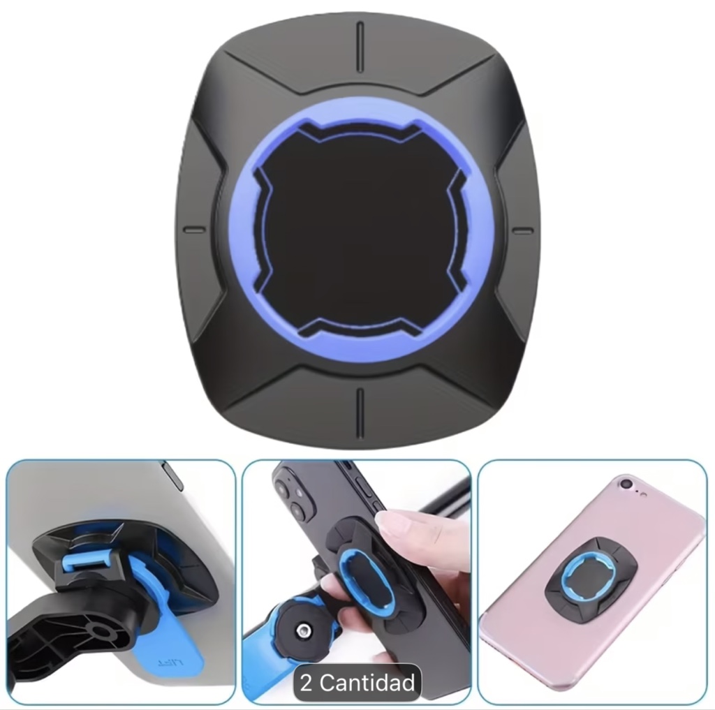 Soporte magnetico negro para celular