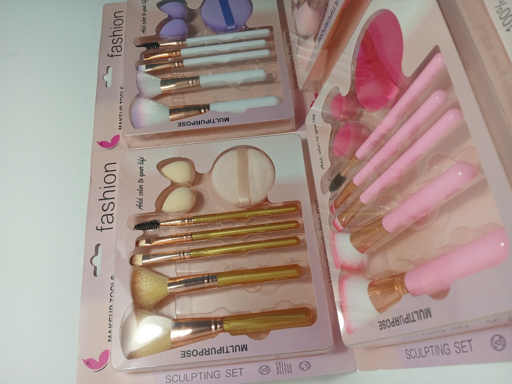 Set brochas maquillaje fashion