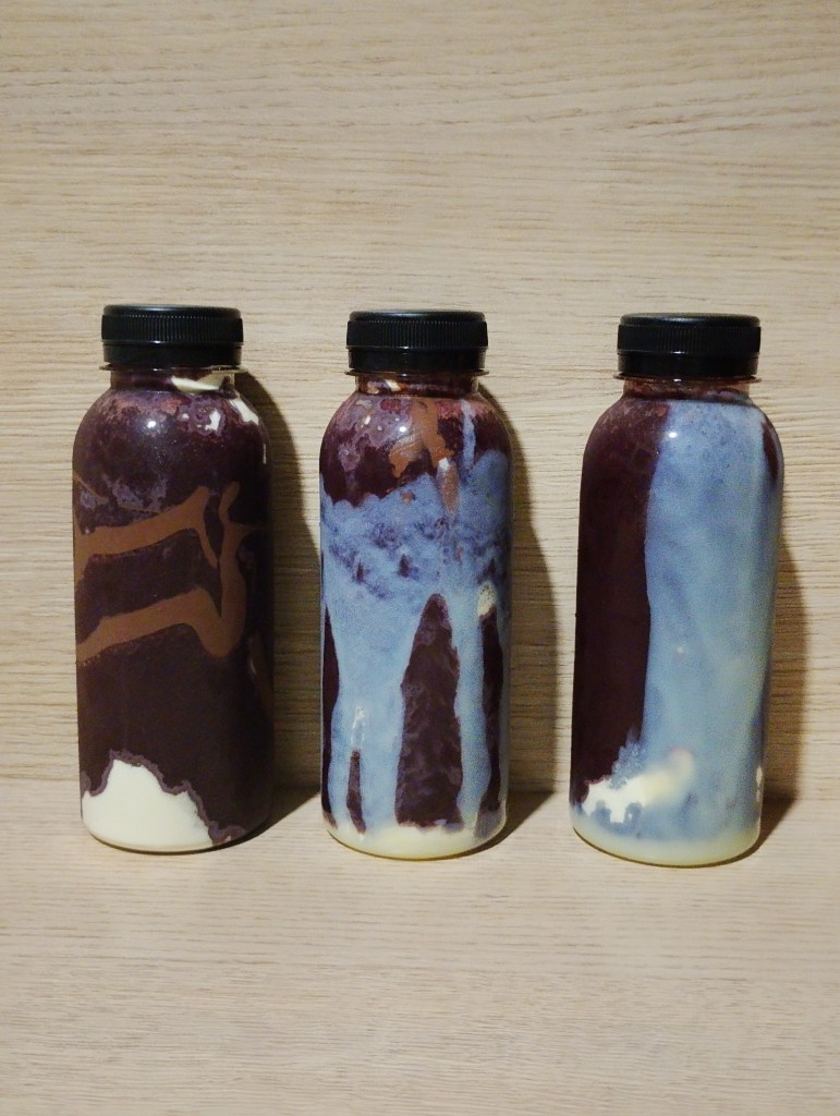 Açaí na garrafa de condensado