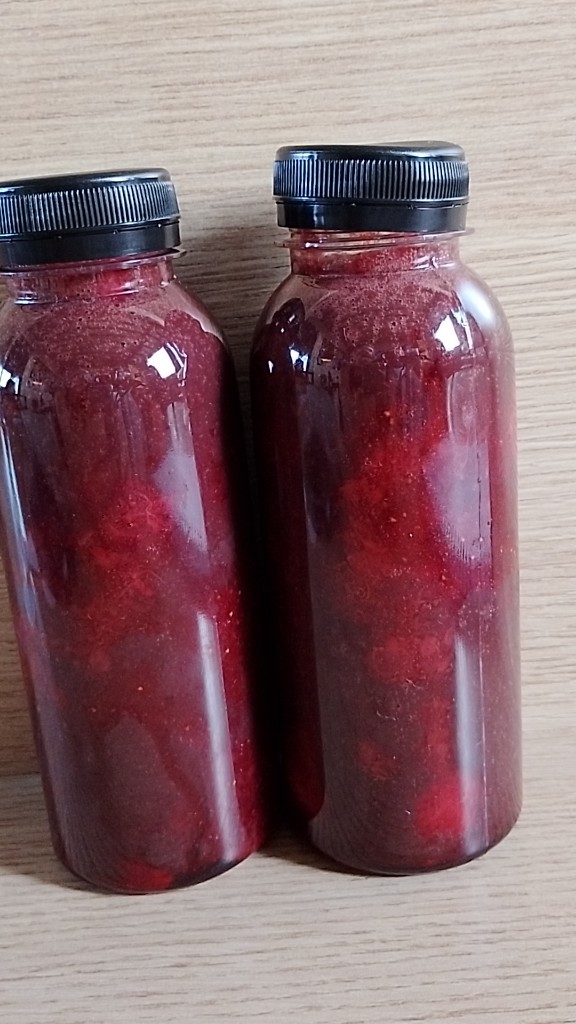 Açaí na garrafa c/morango