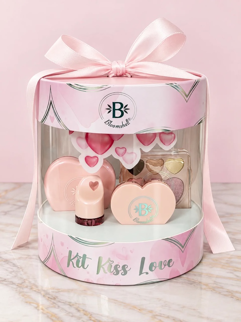Bloomshell Kit Kiss Love rosado
