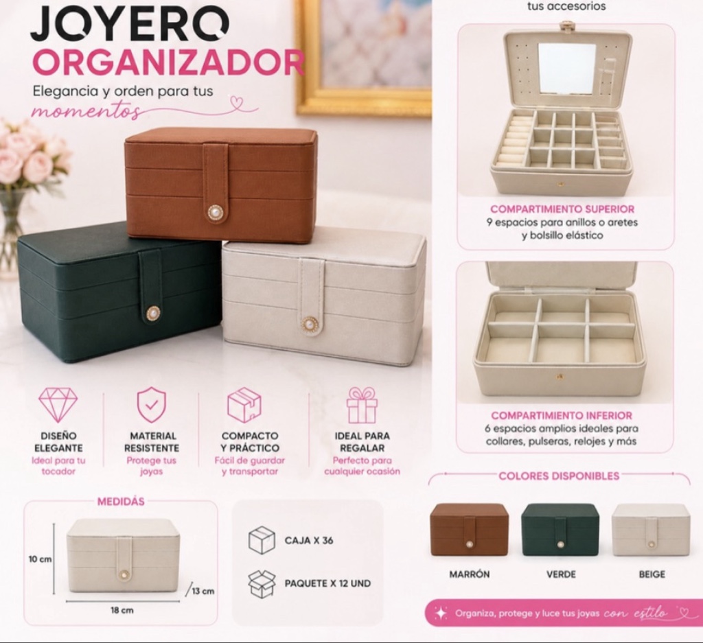 AC-217 - JOYERO ORGANIZADOR