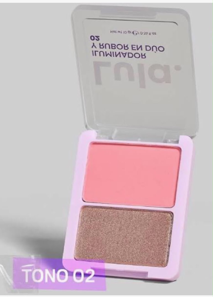 T2- LULA ILUMINADOR Y RUBOR DUO
