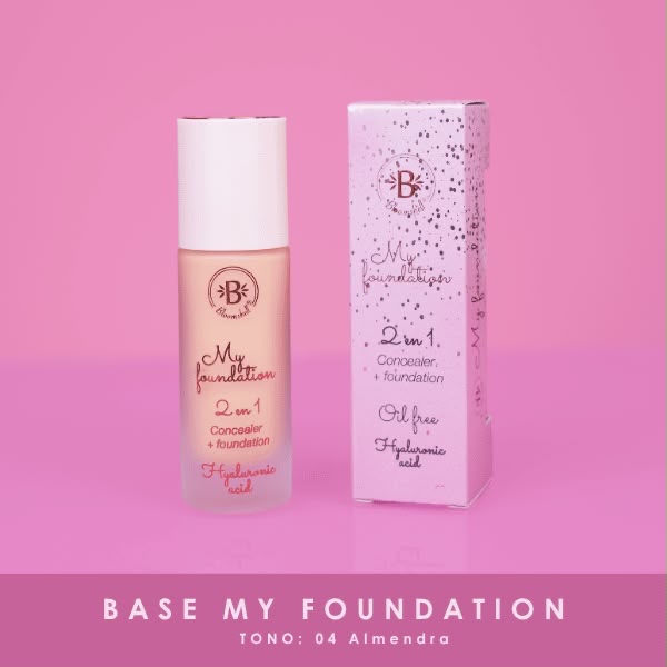 B My Foundation 2 en 1 almendra