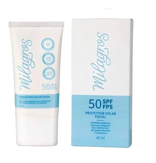 SPF 50 protector solar facial