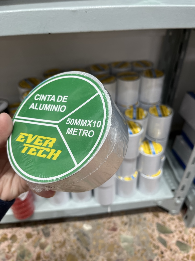 CINTA DE ALUMINIO 50MM x 10MT NEGRA