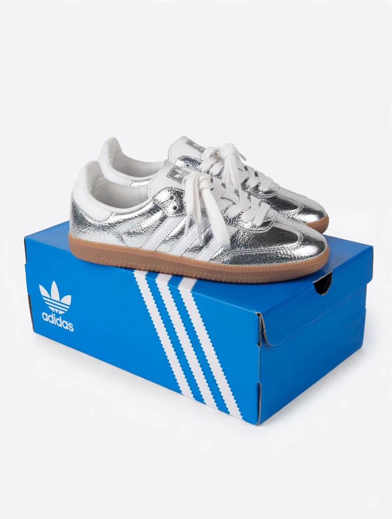 Adidas Samba OG (Silver Metallic)