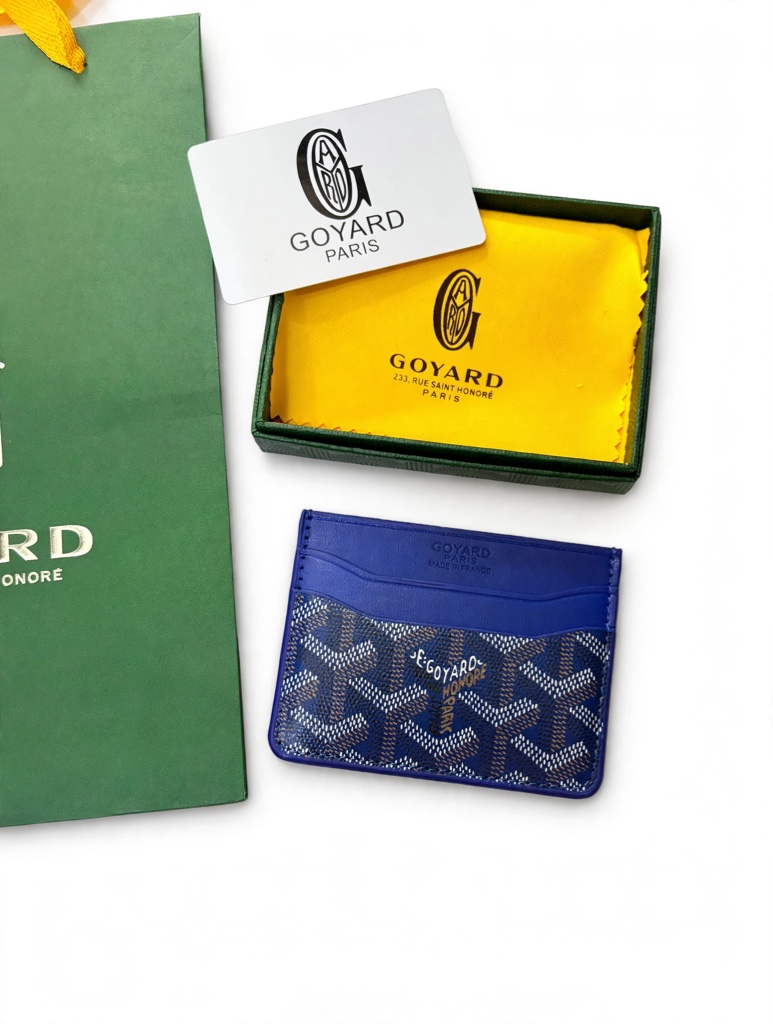 Goyard Card Holder – Azul
