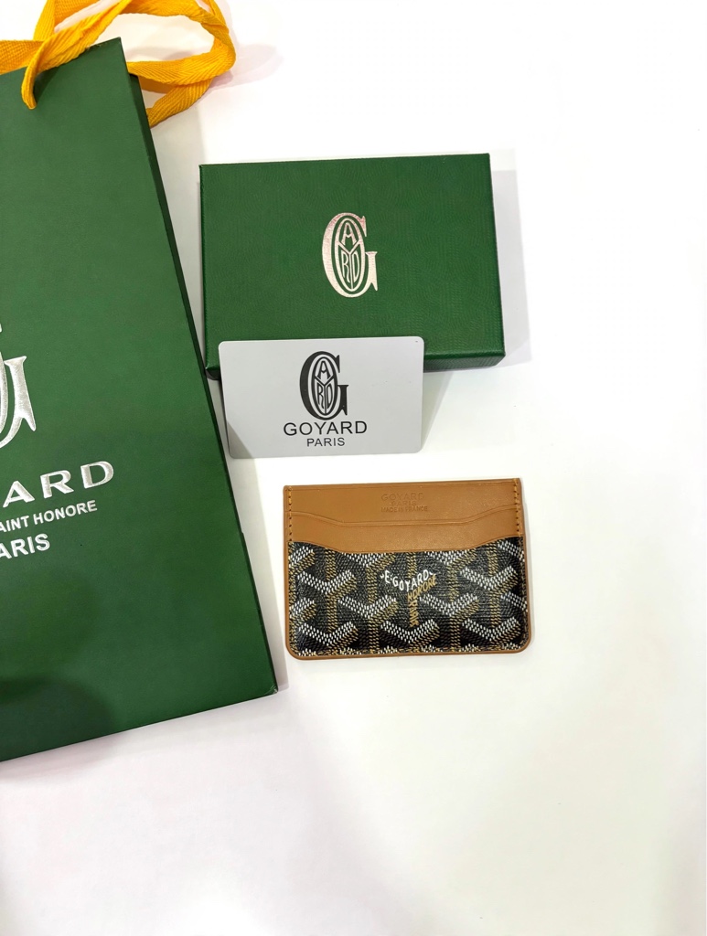 Goyard Card Holder – Marrón