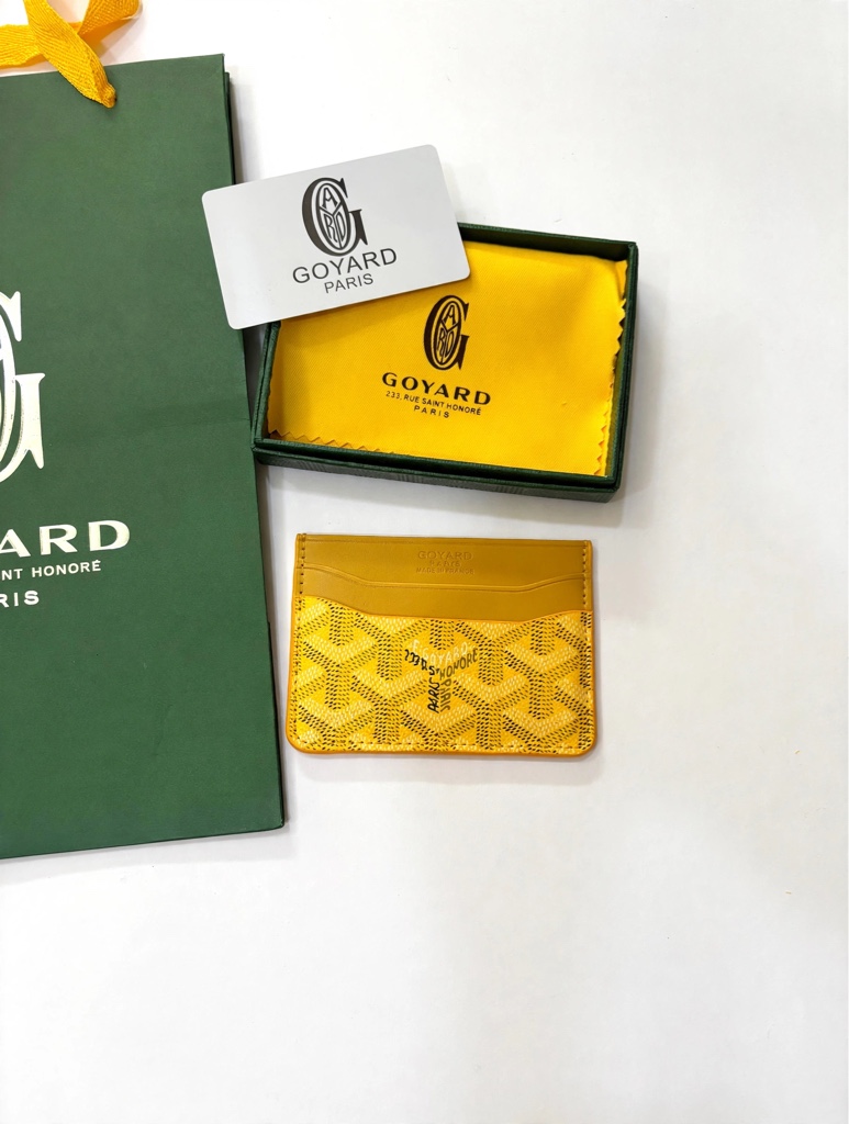 Goyard Card Holder – Amarillo