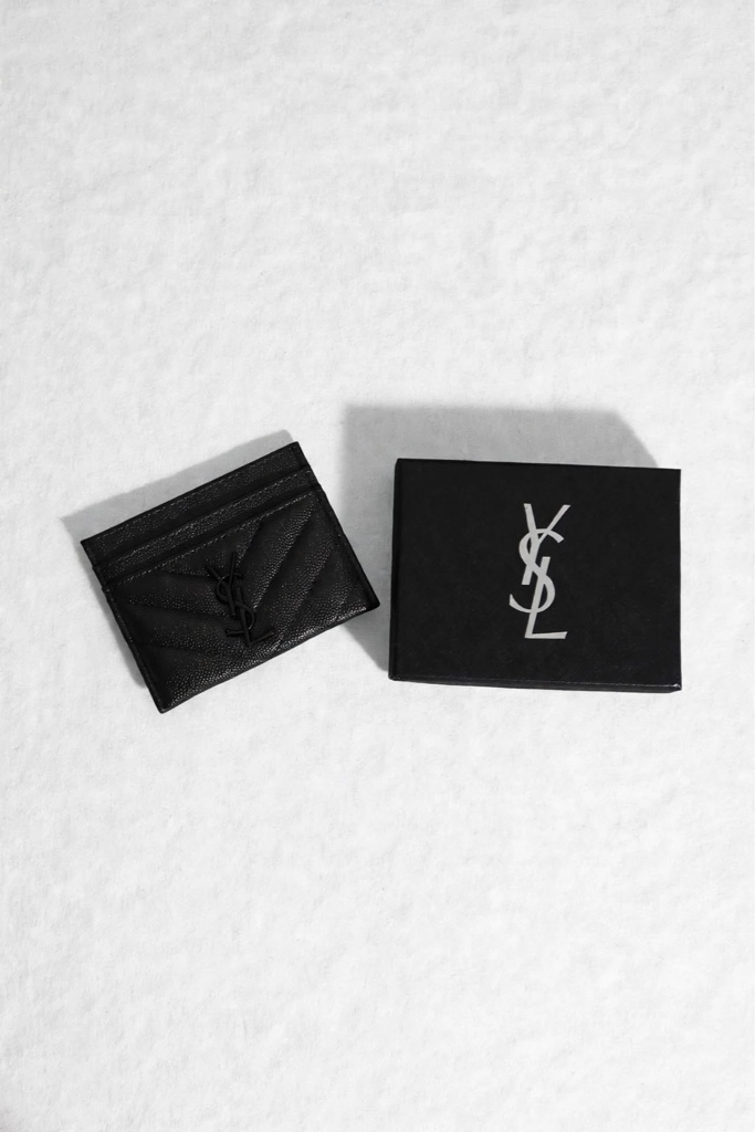 YSL Card Holder – Negro
