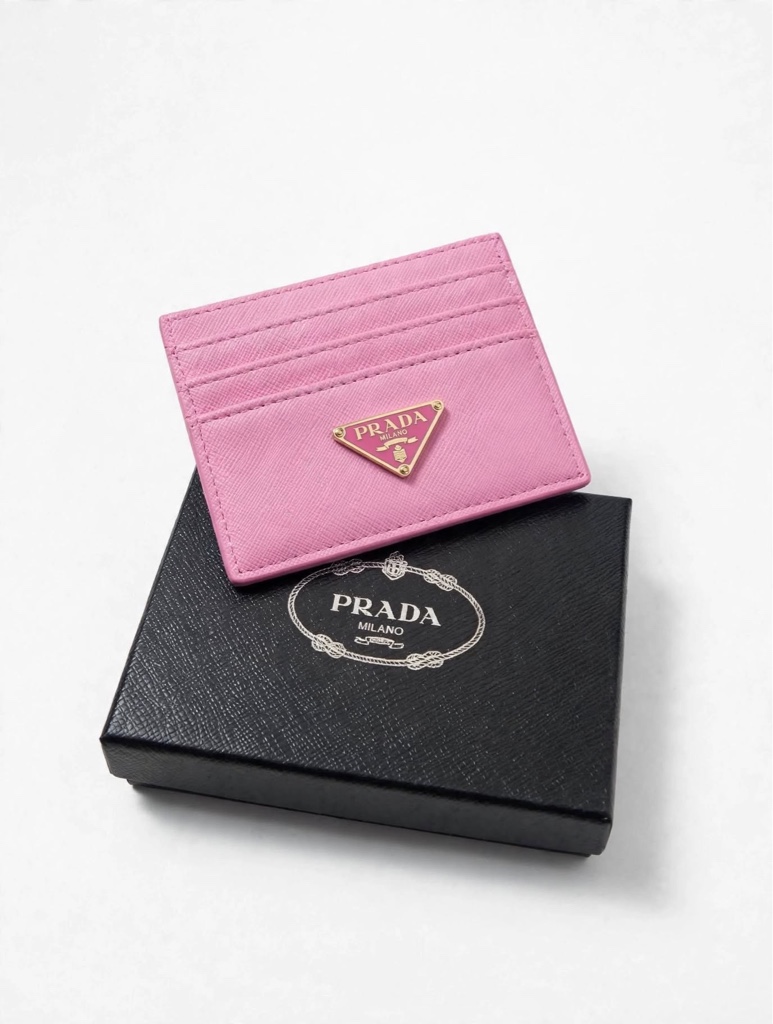 Prada Card Holder – Rosado