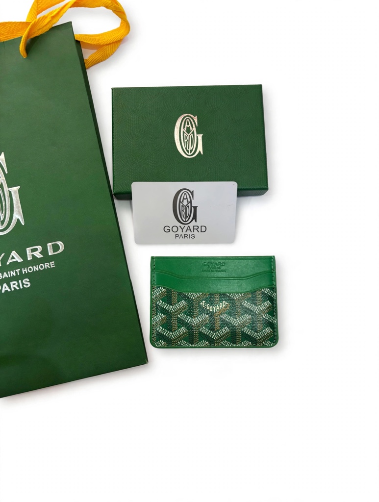Goyard Card Holder – Verde
