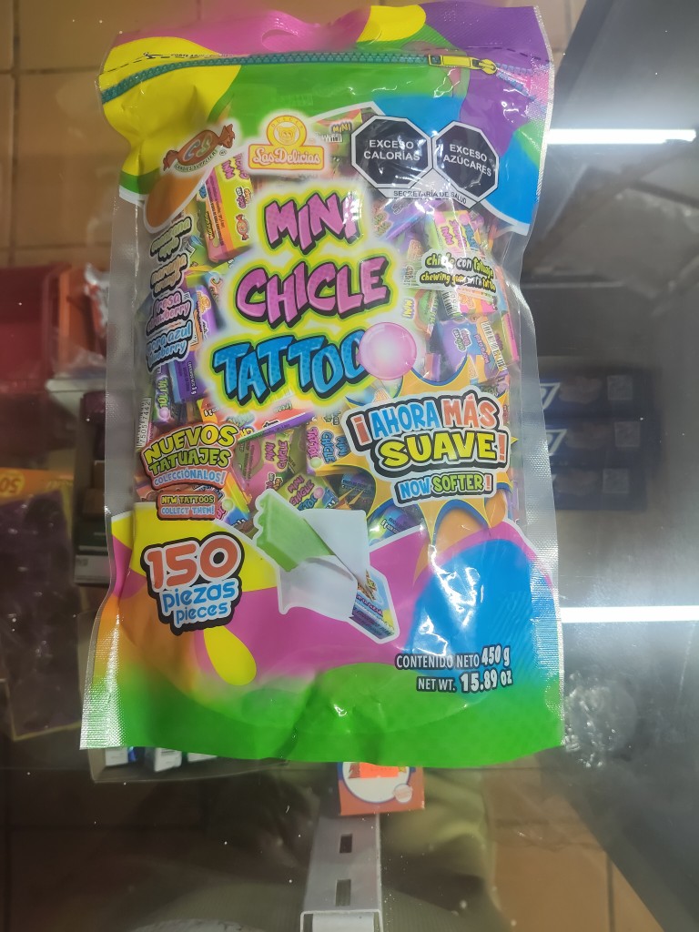 Mini Chicle Tatoo 450gr/150pzas