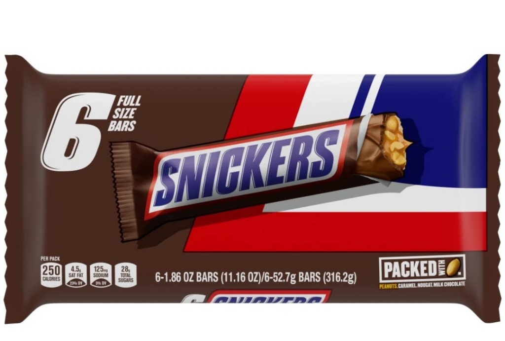 Mars Snickers 288gr/6pzas