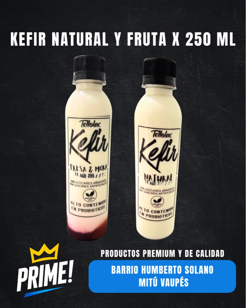 KEFIR FRUTA Y NATURAL 250ml