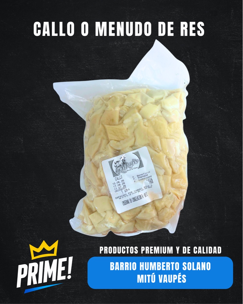 Callo o Menudo de res kilo