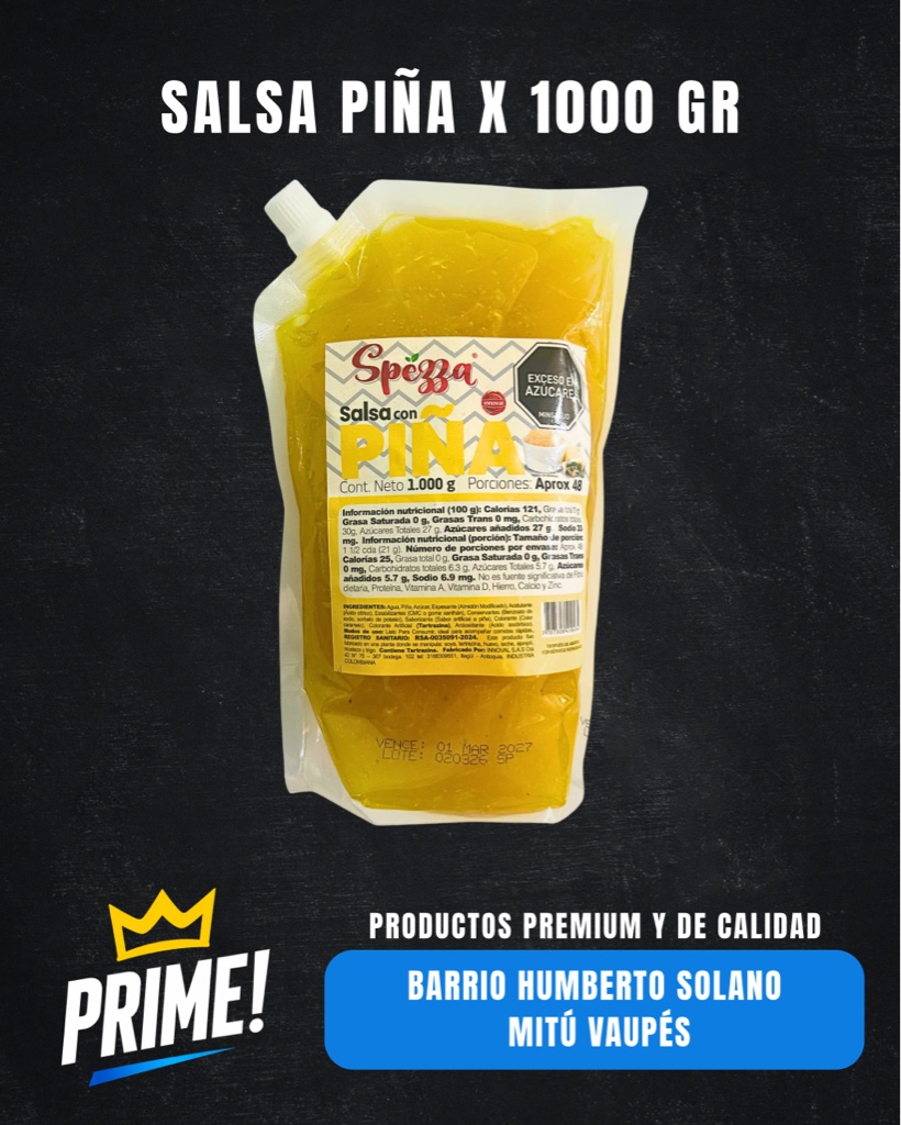 Salsa piña litro