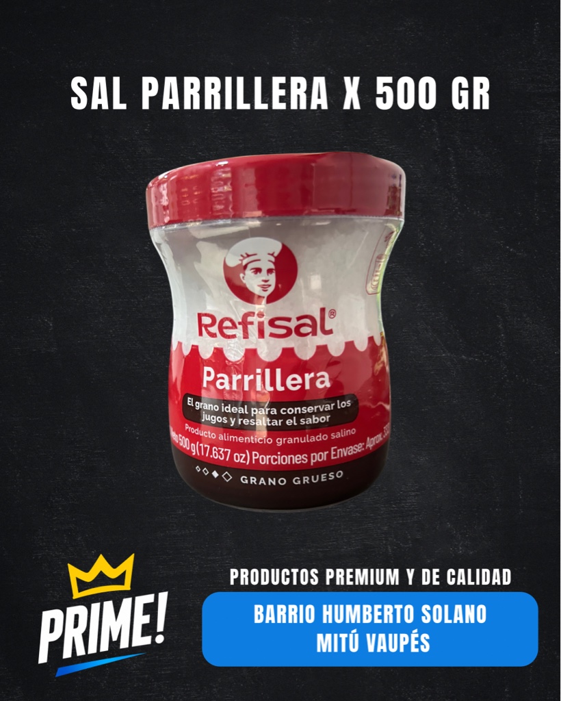 Refisal sal parrillera 500g
