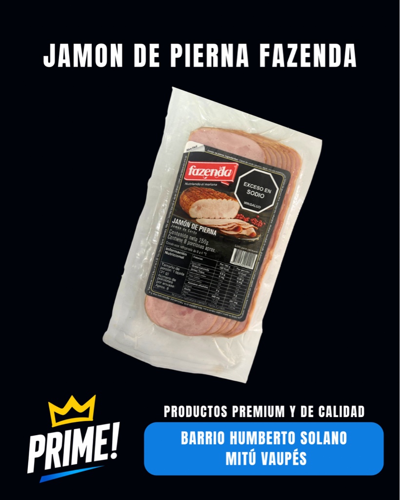 Fazenda jamón de pierna