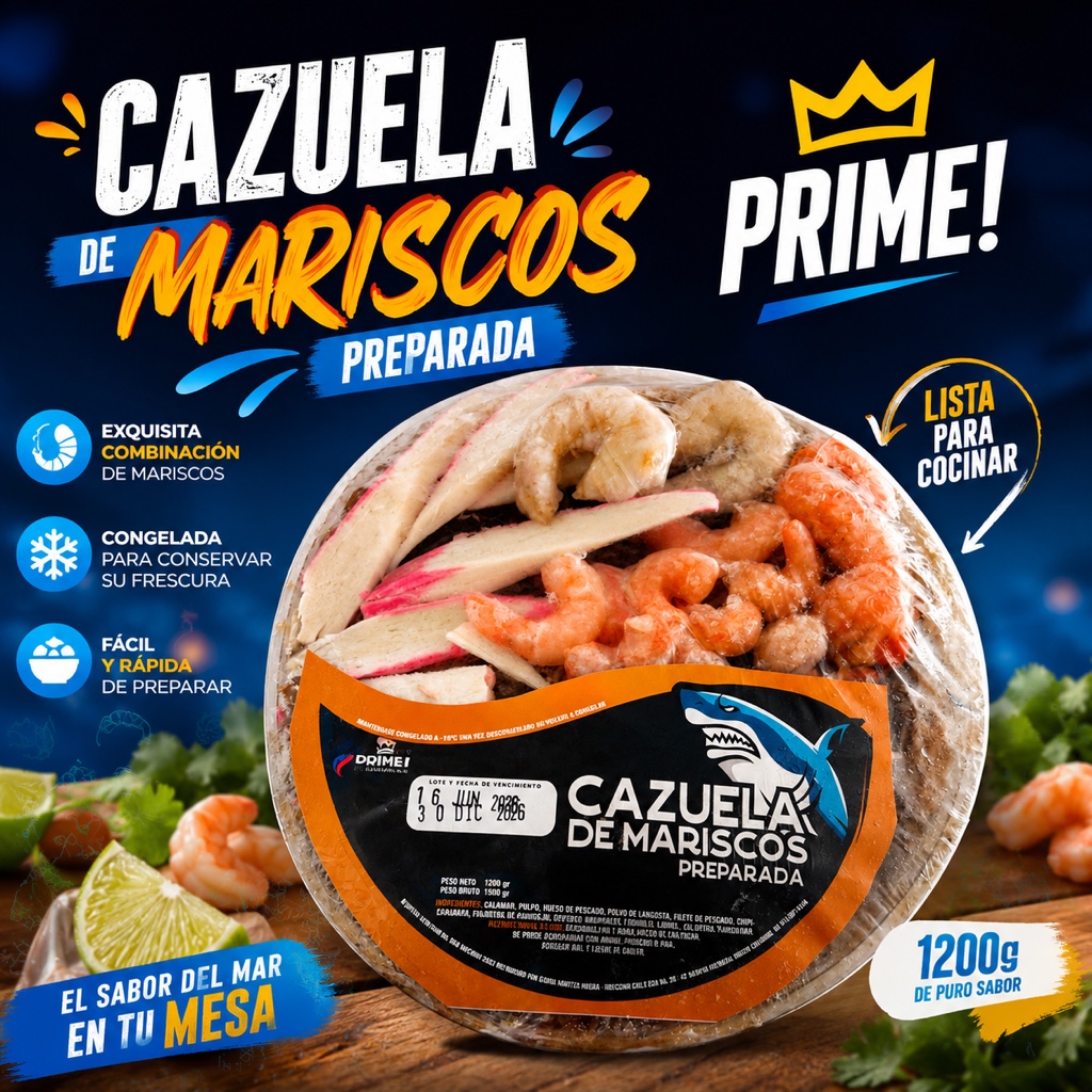 Primel Cazuela de Mariscos 1200g