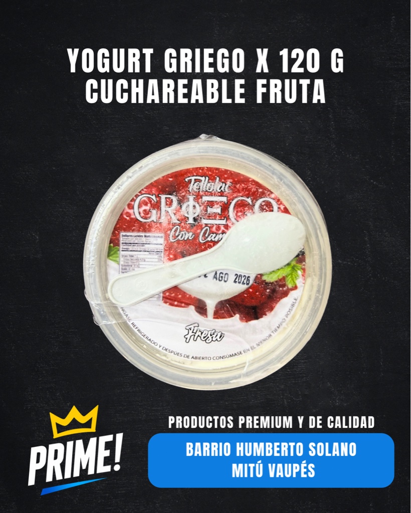 Yogurt griego fruta 120g