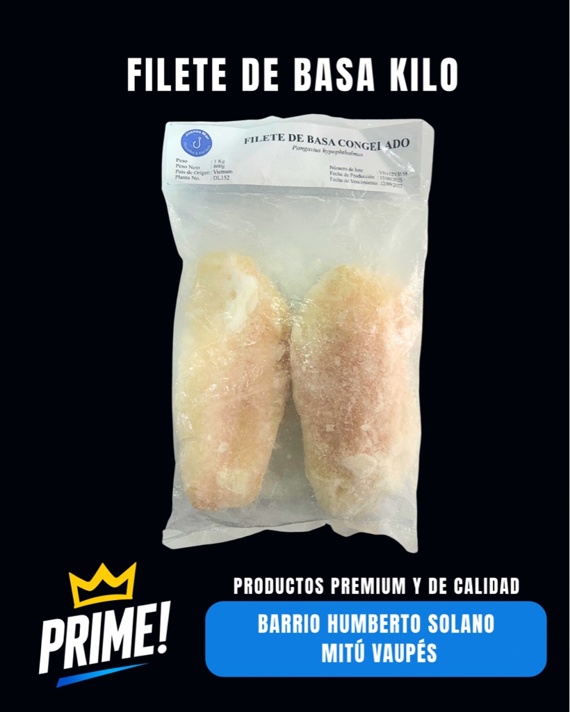 Filete de basa kilo