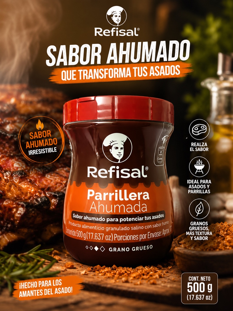 Refisal Parrillera Ahumada 500g