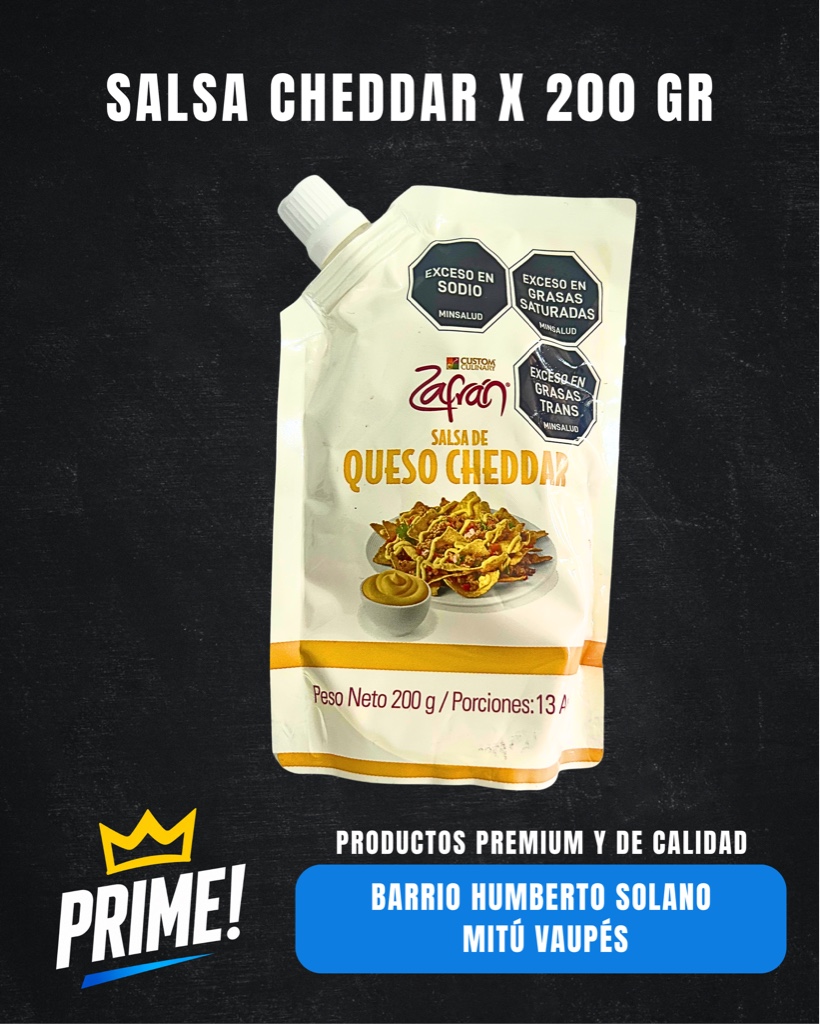 salsa cheddar 200g