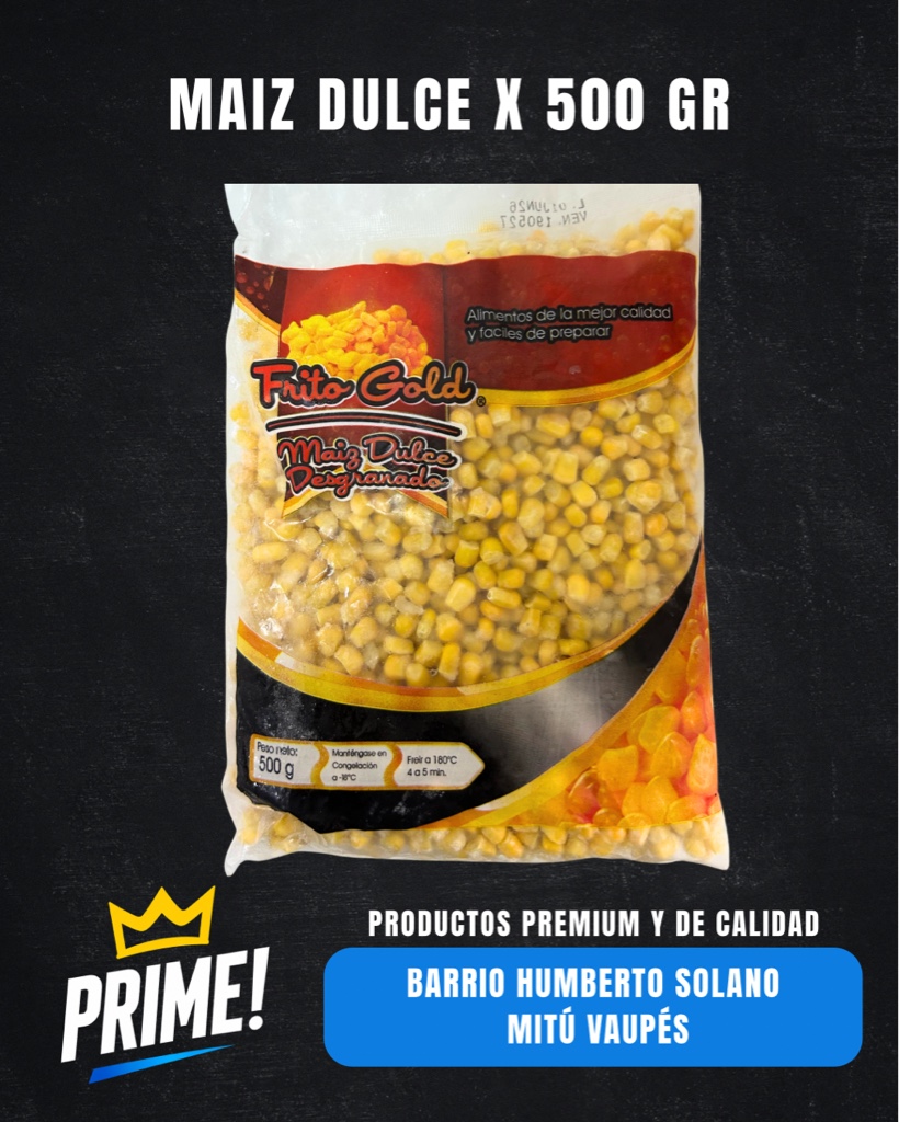 Maiz dulce x 500 g