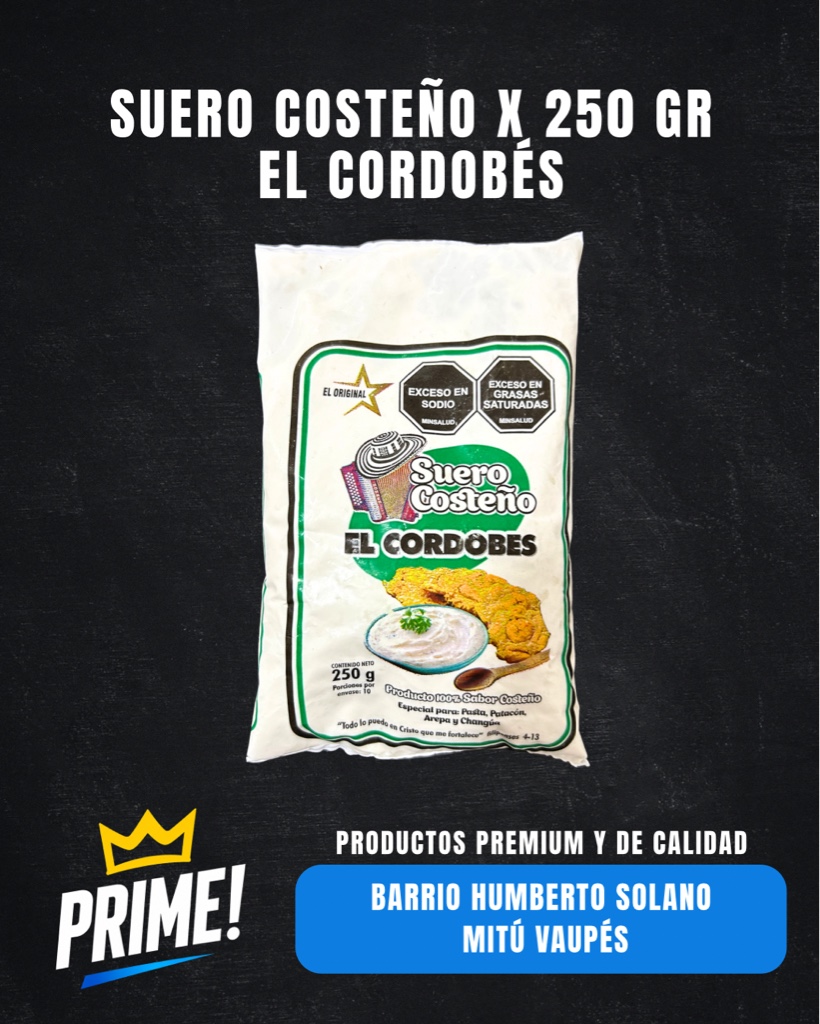 suero costeño el cordobes 250 g
