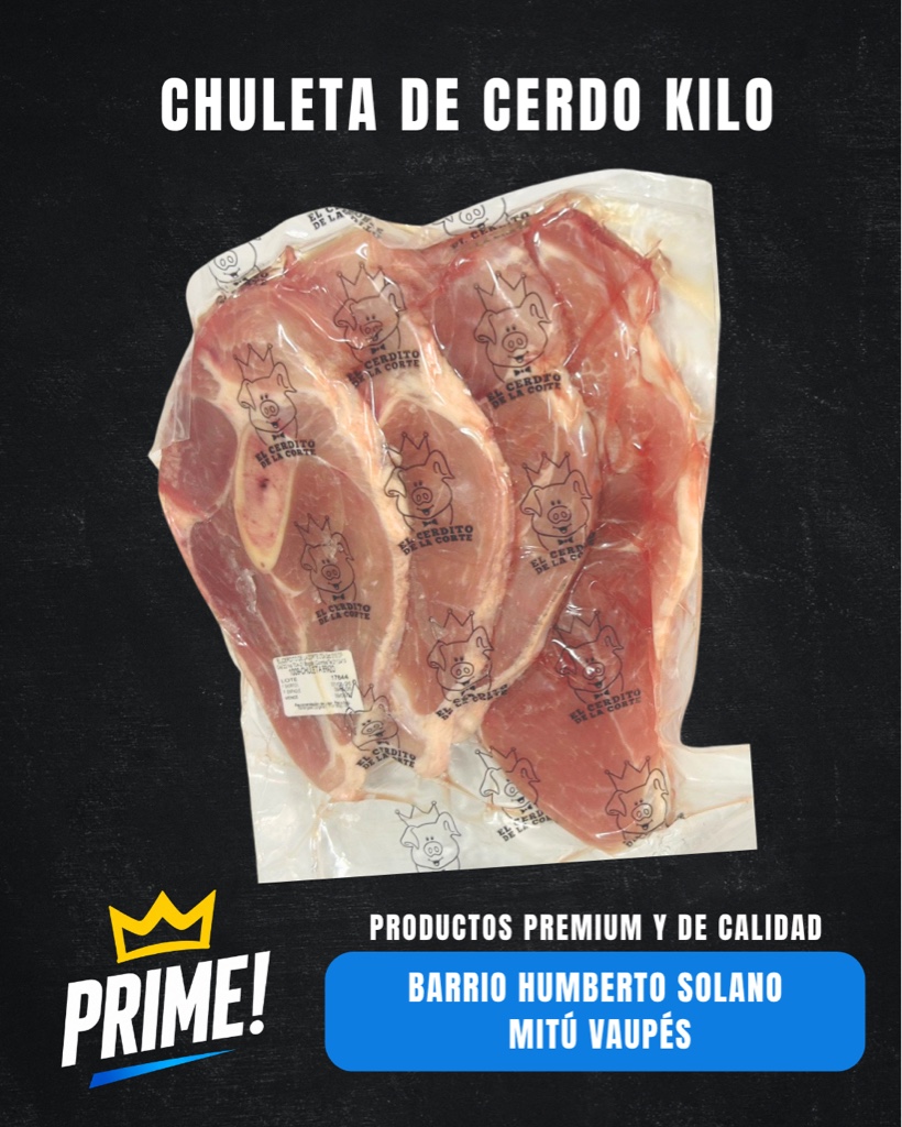 Chuleta de cerdo kilo