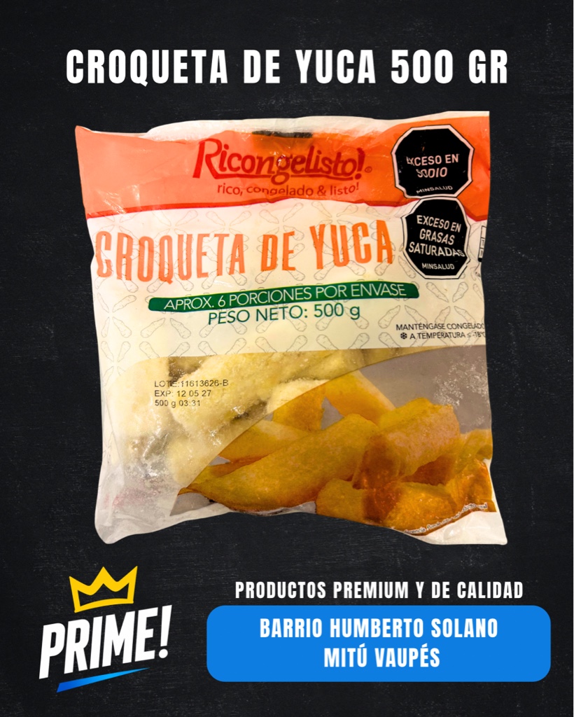 Ricongelisto Croqueta de yuca 500 g