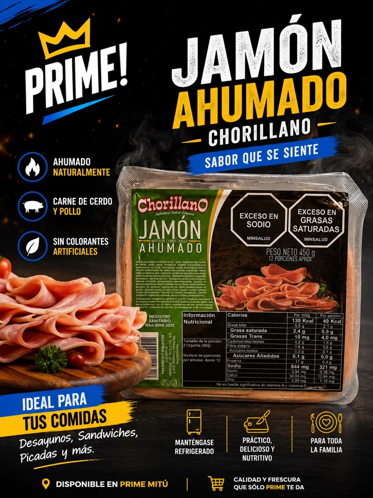 Chorillano jamon ahumado