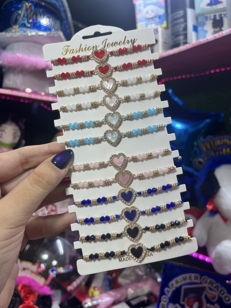 Pulseras de corazón