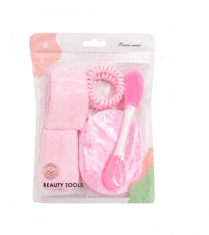 Merci meu set belleza rosa