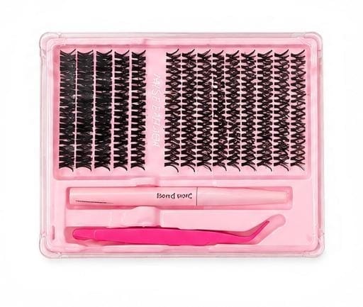 Kit pestañas rosa