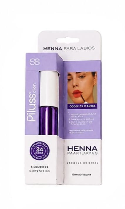 Piluss Color henna labios vino tinto