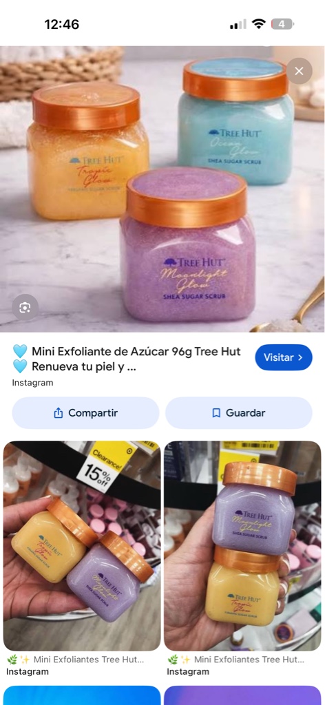 Exfoliantes pequeños