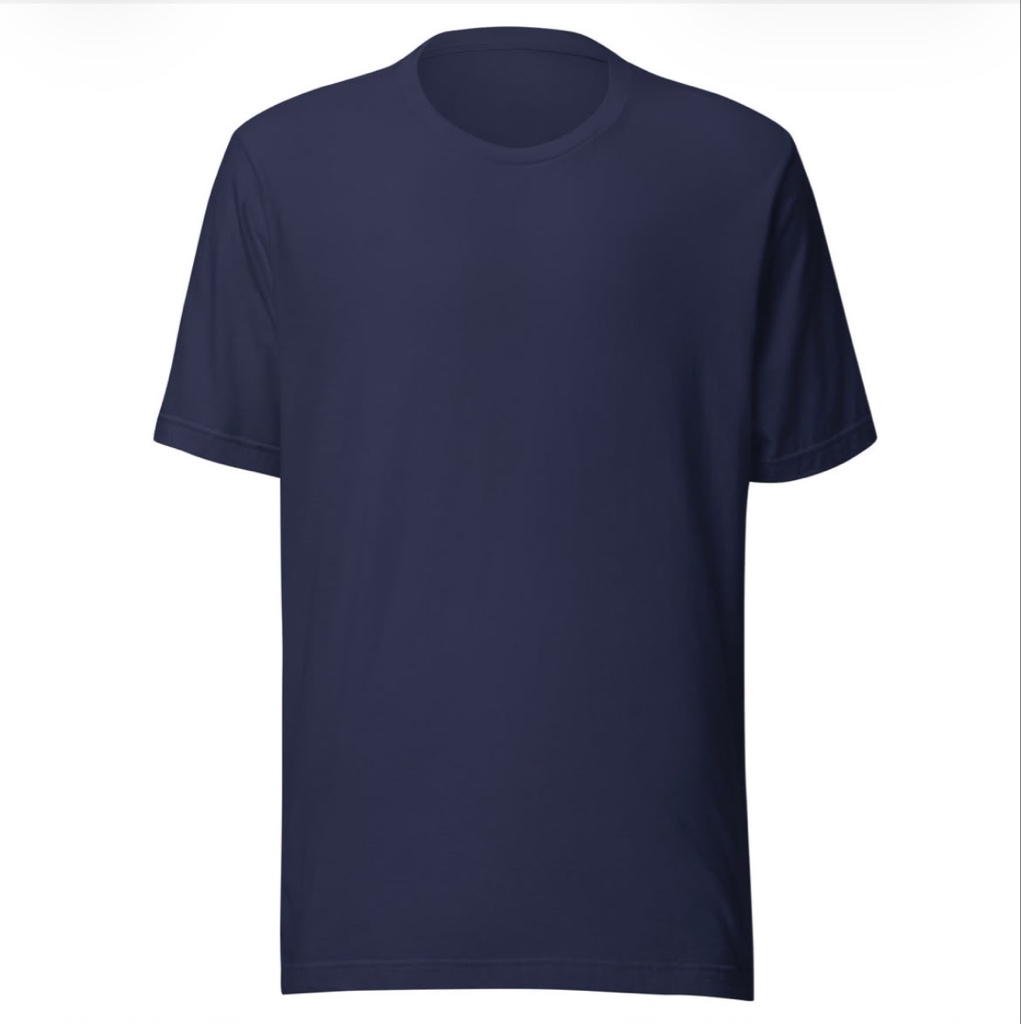Camiseta azul marino basica