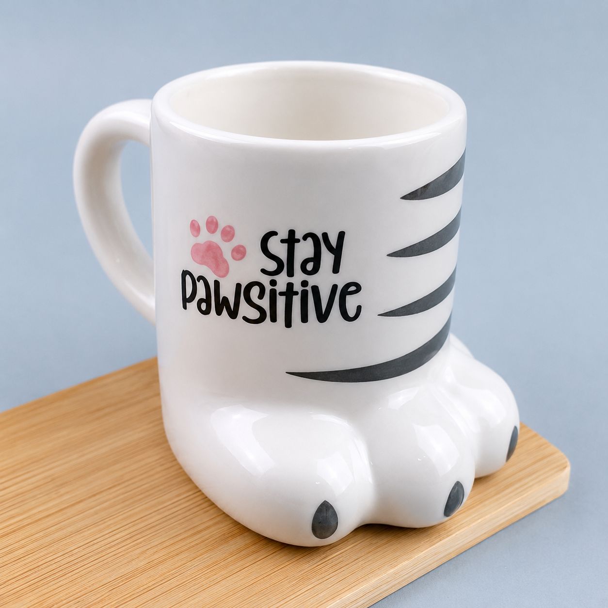 Vaso ceramica gato patas big