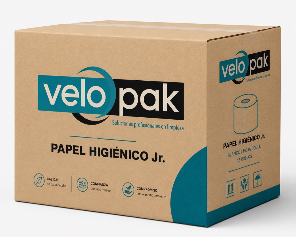 CB004 HIGIÉNICO VELOPAK 180MTS X 8.5CM (12)