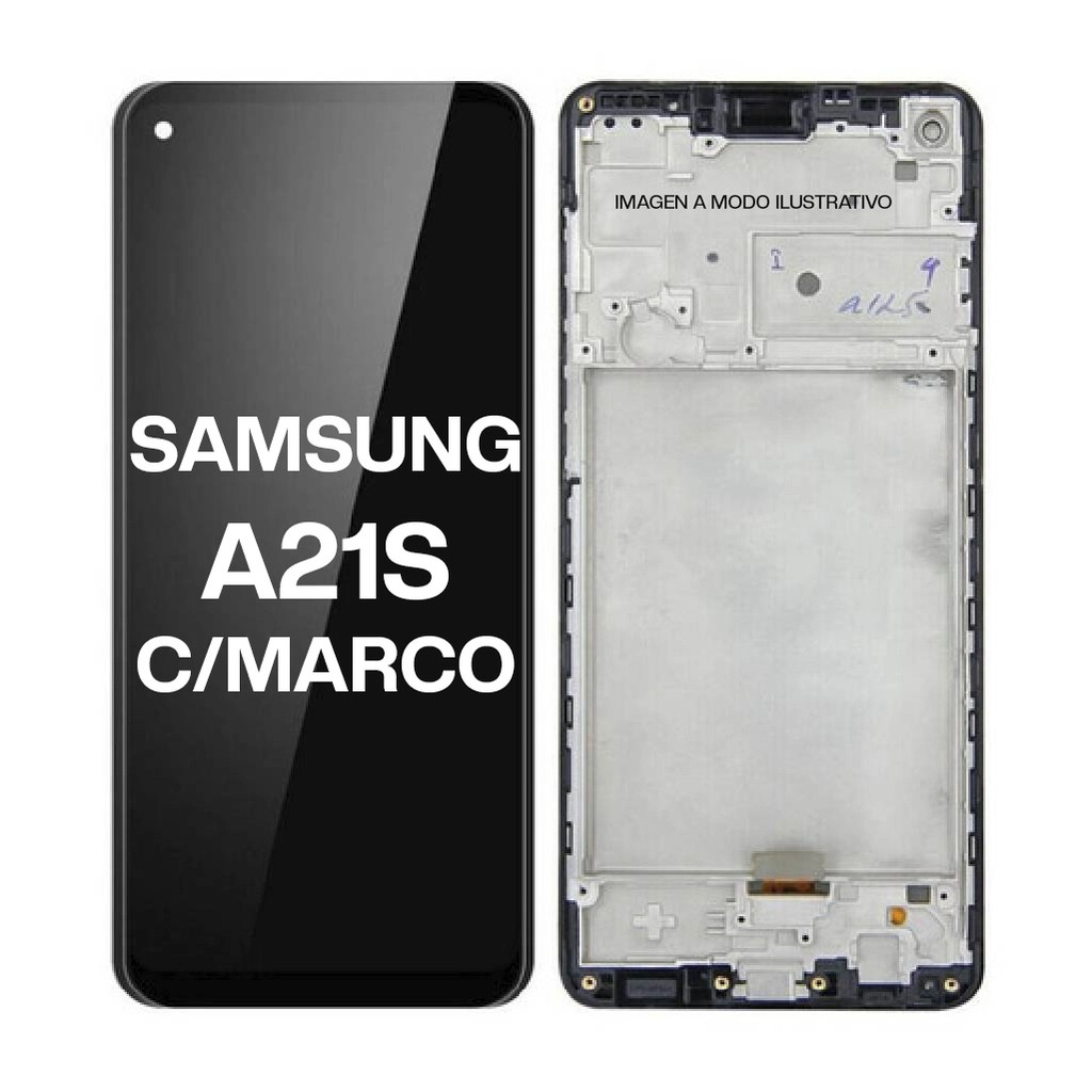 Pantalla a21s con Marco