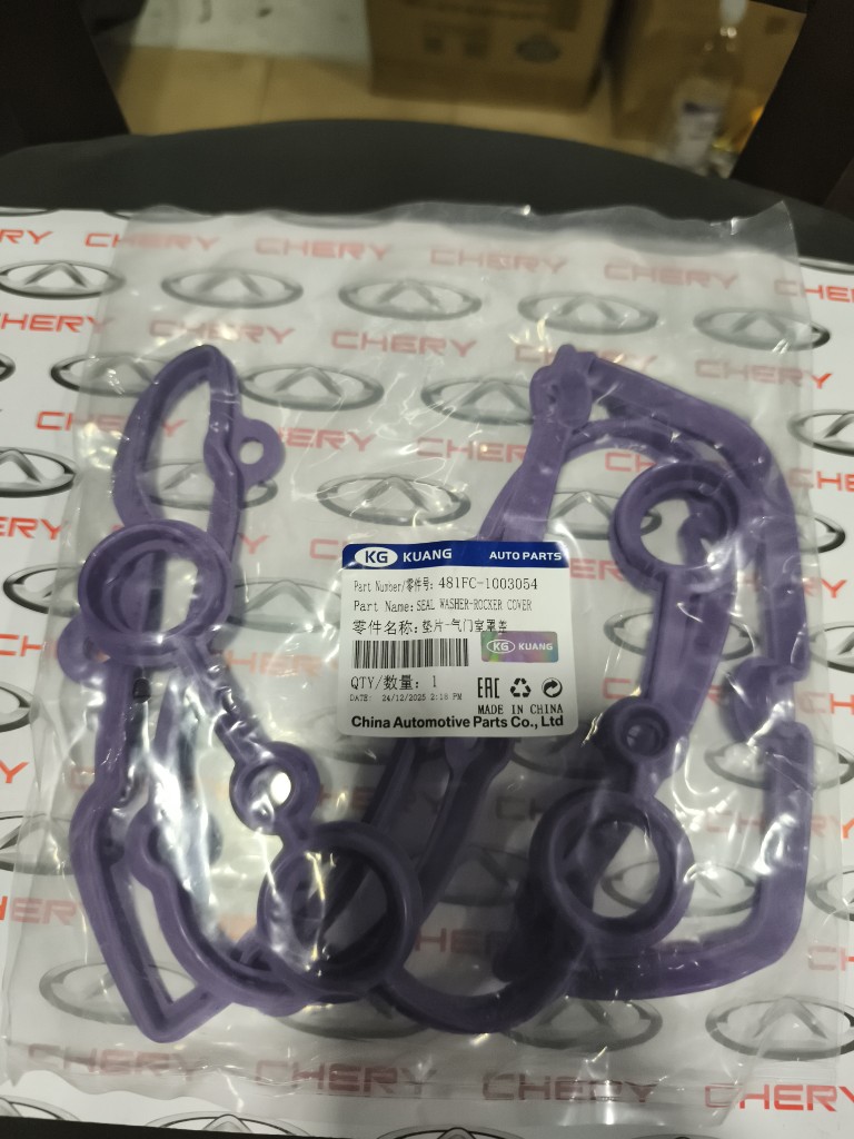 Empacadura de tapa valvula morada Chery Orinoco