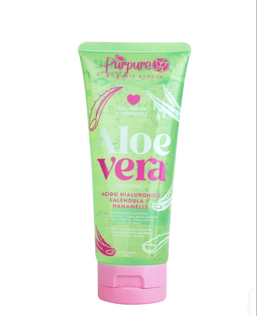 Purpure Aloe Vera gel facial y corporal