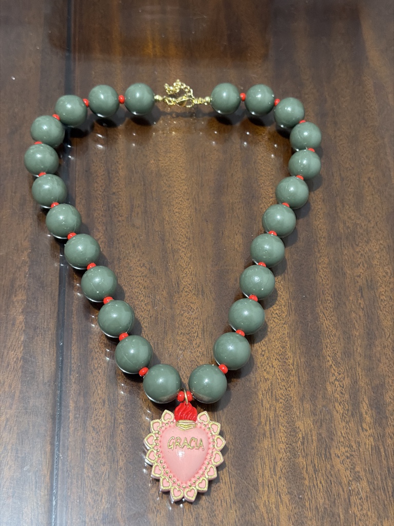 Altezza Collar tendencia verde oliva dije cod056