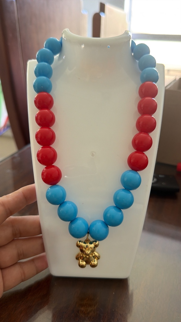 Altezza Collar tendencia Rojo/Azul cod054