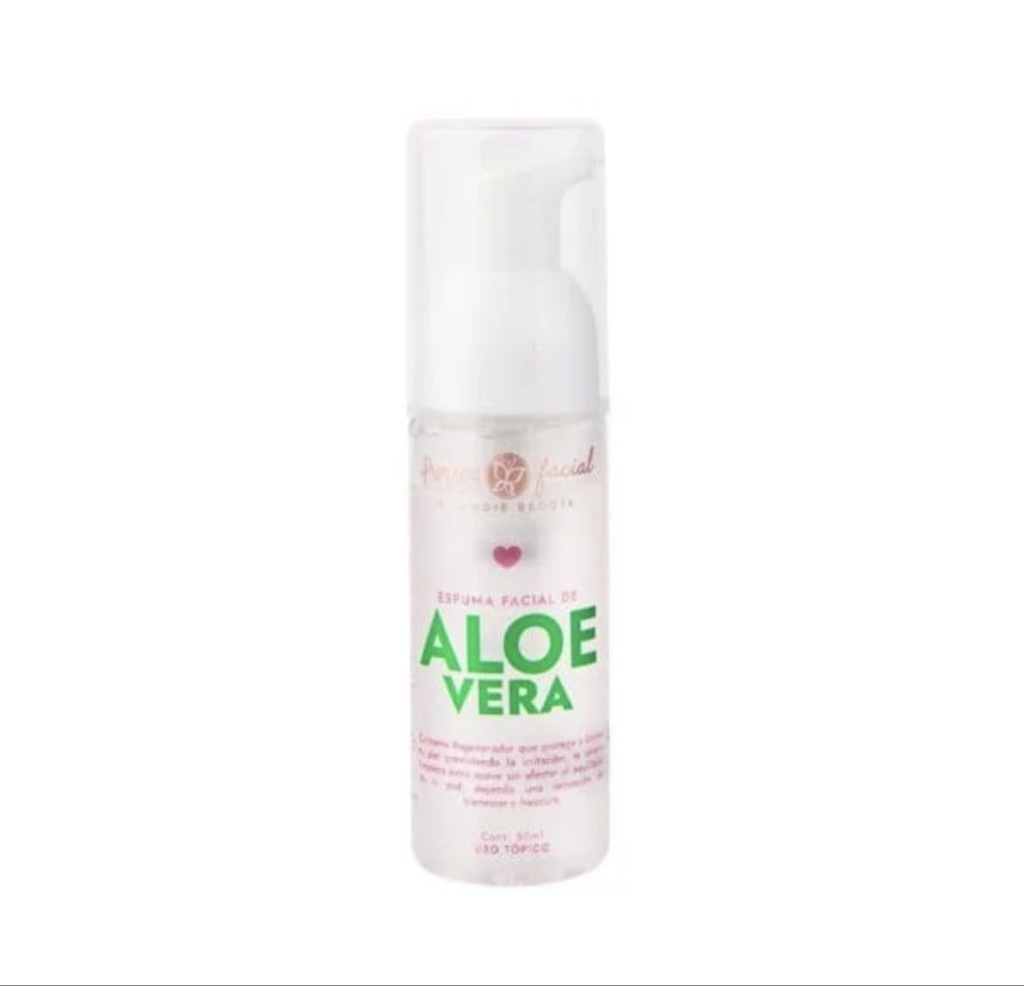 Purpure Aloe Vera espuma facial