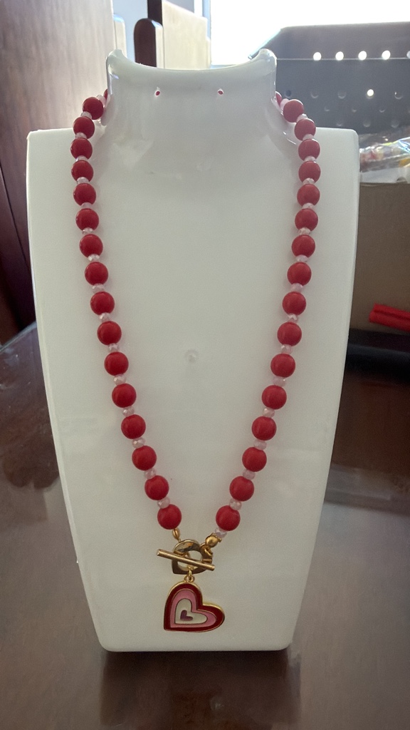 Altezza Collar tendencia rojo/rosa dijecora cod051